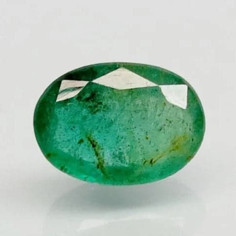Natural Emerald | 32H00|Govt. Lab Certified | Oval Mixed Cut Certificate No.: 6938D27083