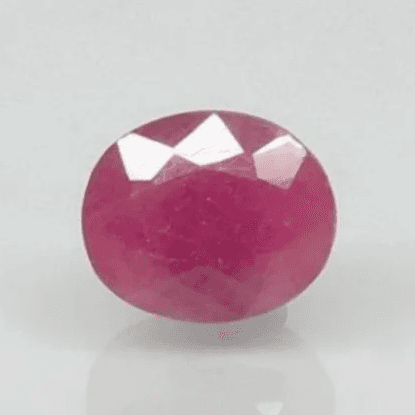 Natural Red Ruby | Certified | Oval Mixed Cut Report No. 8891D36287