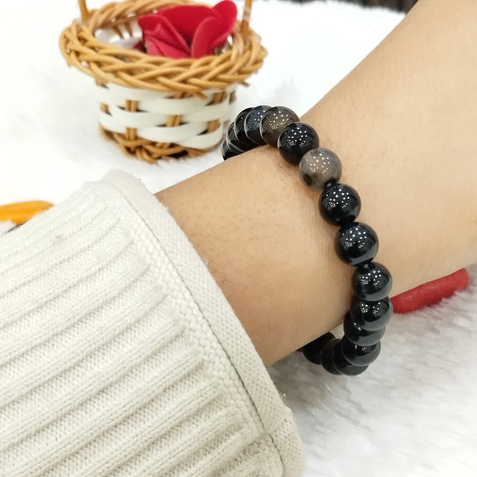 Black Premium Sulemani Hakik Powerful Protective Energy Bracelet For Men & Women
