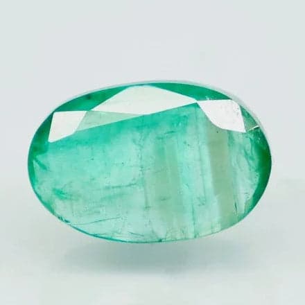 Natural Emerald | 60H00| Govt. Lab Certified | Oval Mixed Cut Report No- 10701D43177