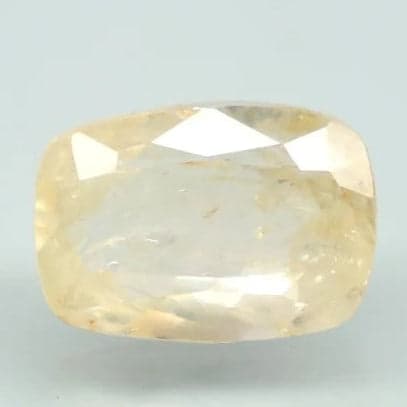 Natural Yellow Sapphire |KB 120H00| Cushion Mixed Cut | Transparent | Govt. Lab Certified | Report No. 10701D43166