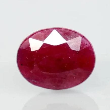 Natural Ruby | 15H00|Oval Cut | Untreated | Govt. Lab Certified | 10749D43356