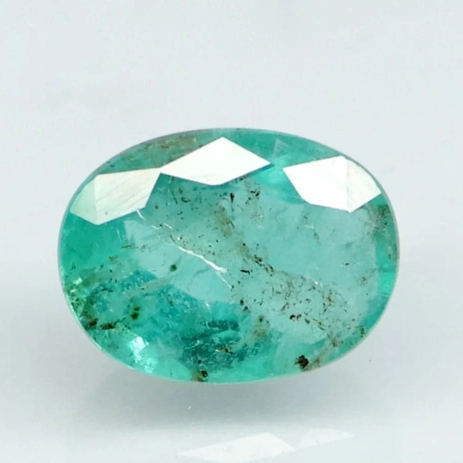 Natural Emerald | 45H00| Govt. Lab Certified | Oval Mixed Report No- 10805D43621