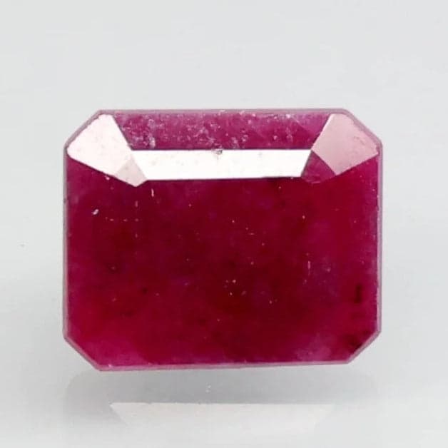 Natural Ruby |15H00| Octagon Step | Untreated | Govt. Lab Certified | 10805D43606