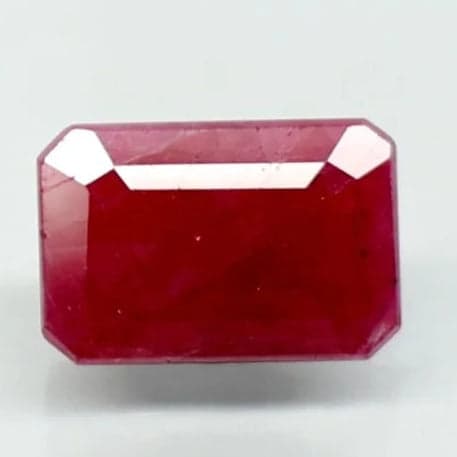 Natural Ruby |12H50| Octagon Step Cut| Lab Certified No. 10891D43949