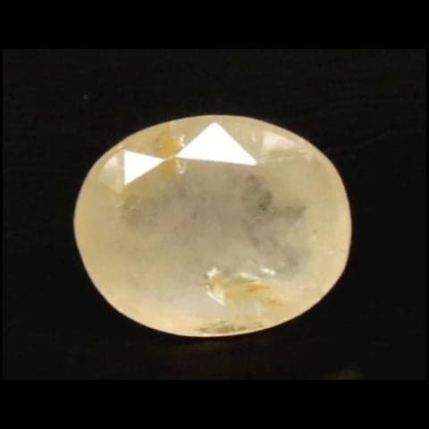 Natural Yellow Sapphire |KB 120H00| Oval Mixed | Transparent | Govt. Lab Certified | Report No. 11680D46934