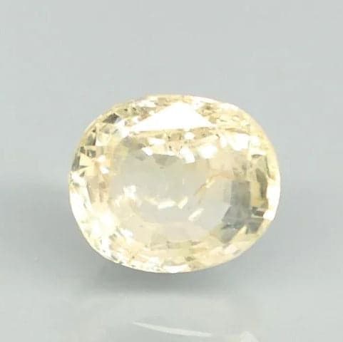 Natural Yellow Sapphire |KB 120H00| Oval Mixed | Transparent | Govt. Lab Certified | Report No. 11858D47593
