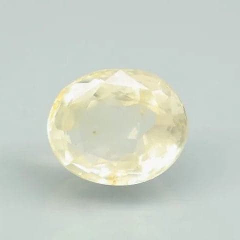 Natural Yellow Sapphire |KB 120H00| Oval Mixed | Transparent | Govt. Lab Certified | Report No. 11836D47516