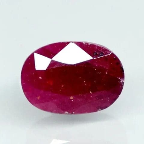 Natural Ruby |10H00|Oval Mixed | Untreated | Govt. Lab Certified |9581D38674