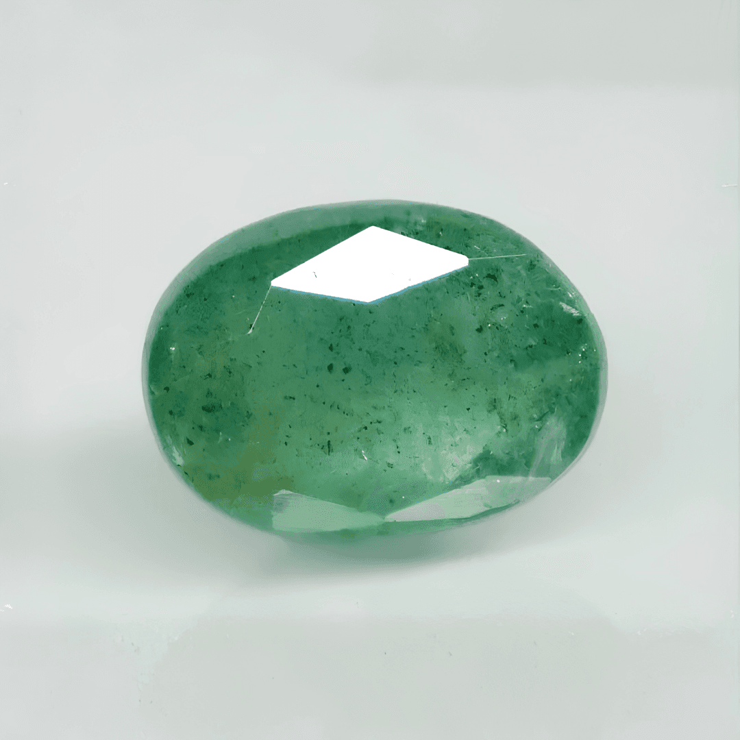 Natural Emerald |18H00| Oval Mixed Cut | IIGJ Certified No.: 12859D52917