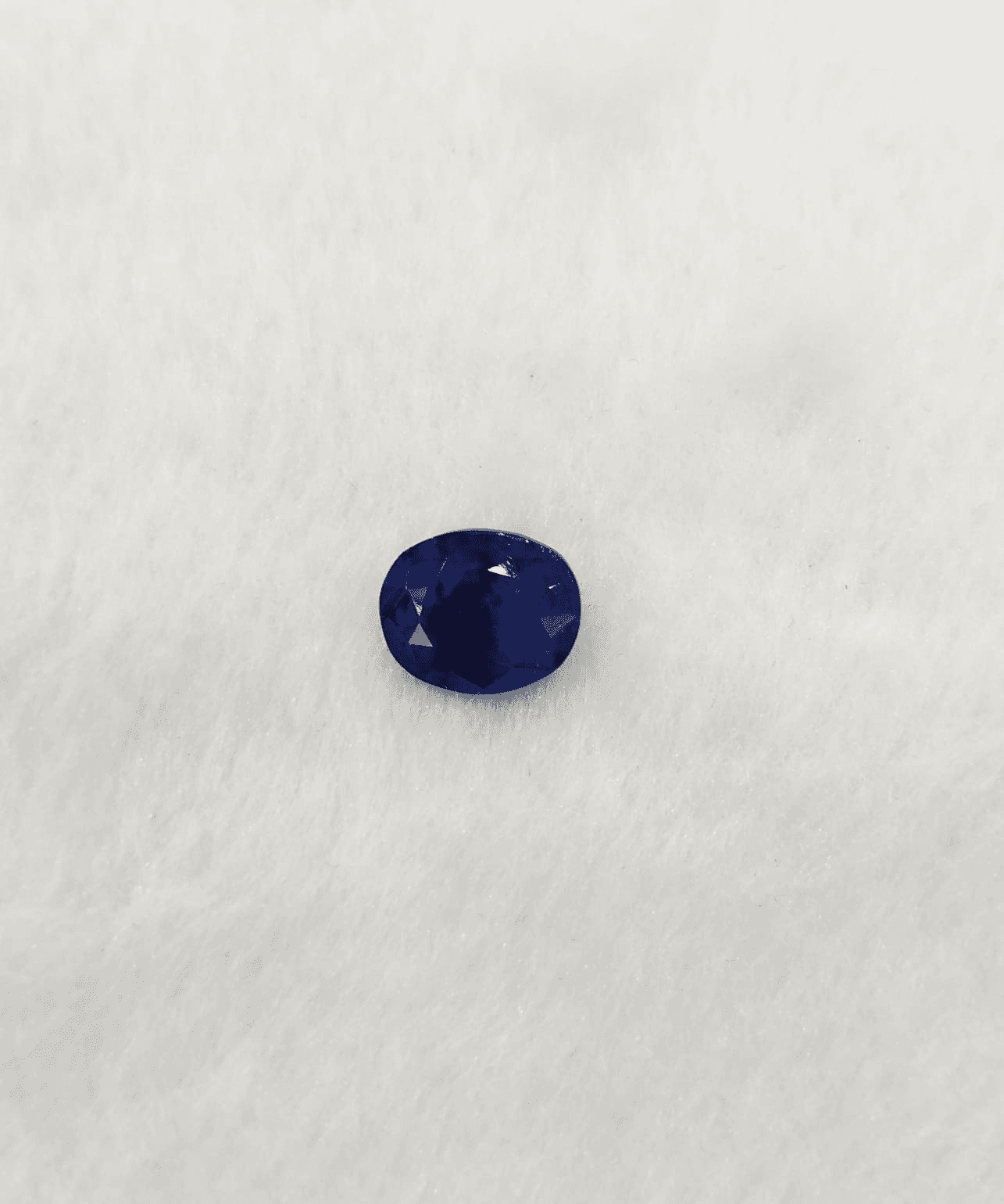 Natural Indian Blue Sapphire |8H00| Oval Mixed Cut | IGC Certified No.: IGCDKBAJ41268