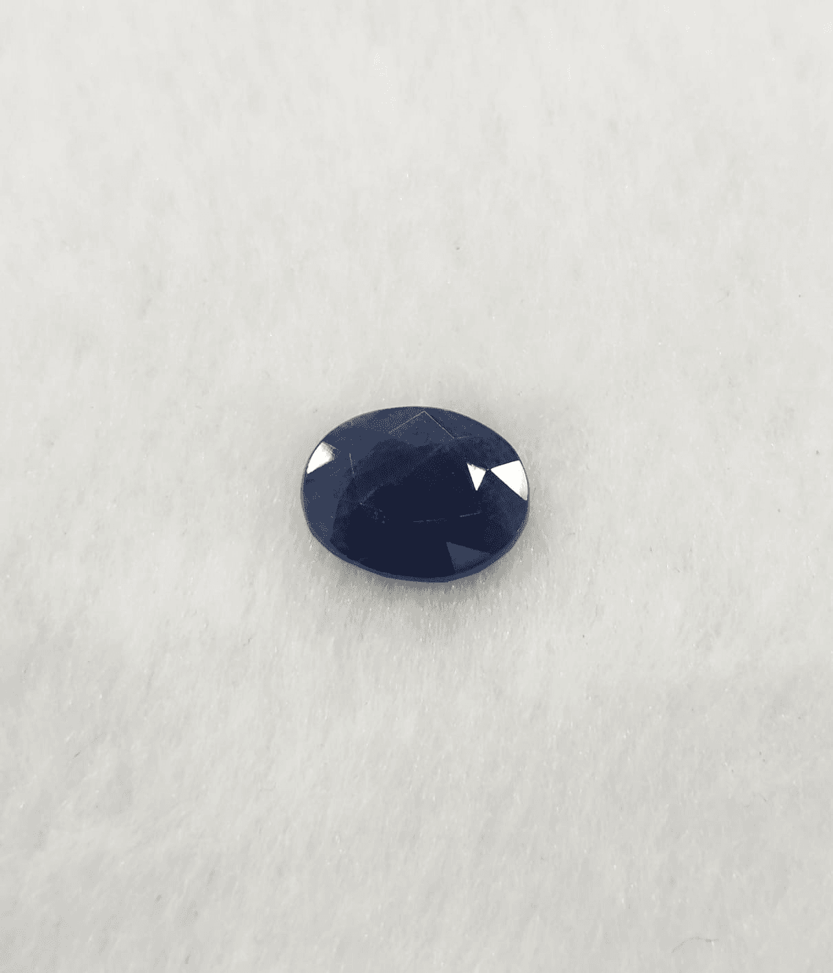 Natural Indian Blue Sapphire |8H00| Oval Mixed Cut | IGC Certified No.: IGCDKBAJ41265