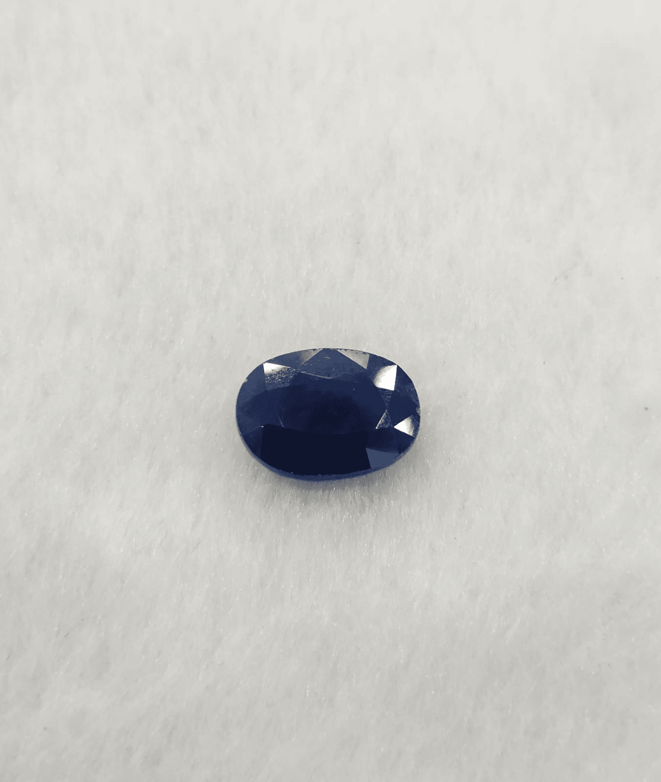 Natural Indian Blue Sapphire |8H00| Oval Mixed Cut | IGC Certified No.: IGCDKBAJ41259