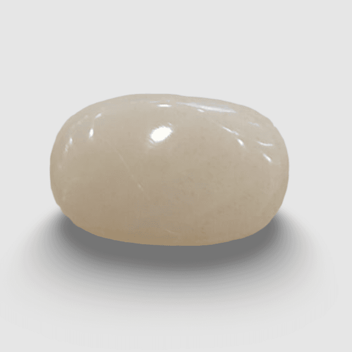 Natural White Opal|3H50| 8.28 Ratti | Oval Cabochone | Certified No. IGCDKBAJ42930