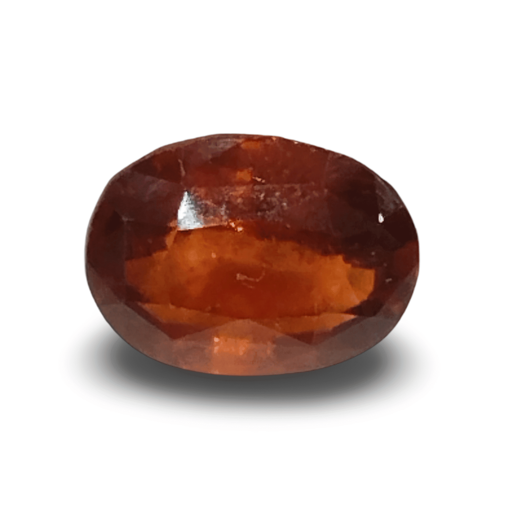 Natural Hessonite (Gomed) | Oval Mix Cut | IGC Certified Certificate No.: IGCDKBAJ42720