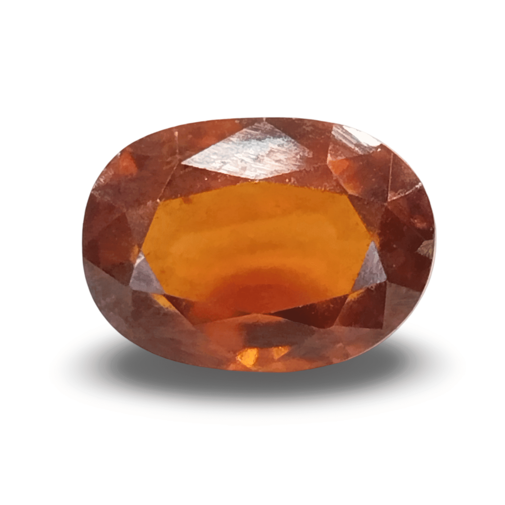 Natural Hessonite (Gomed) | Oval Mix Cut | IGC Certified Certificate Number: IGCDKBAJ42789
