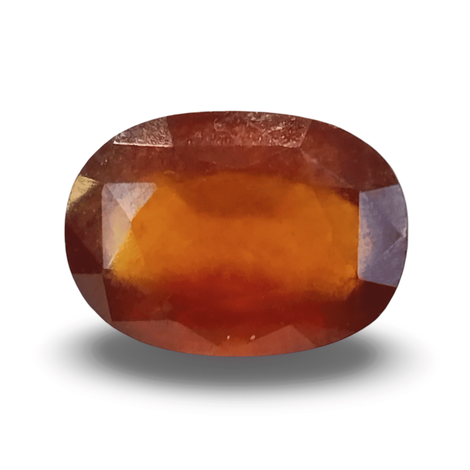 Natural Hessonite Garnet | Certified | Oval Mix Cut | Brownish Orange Certificate No.: IGCDKBAJ42778