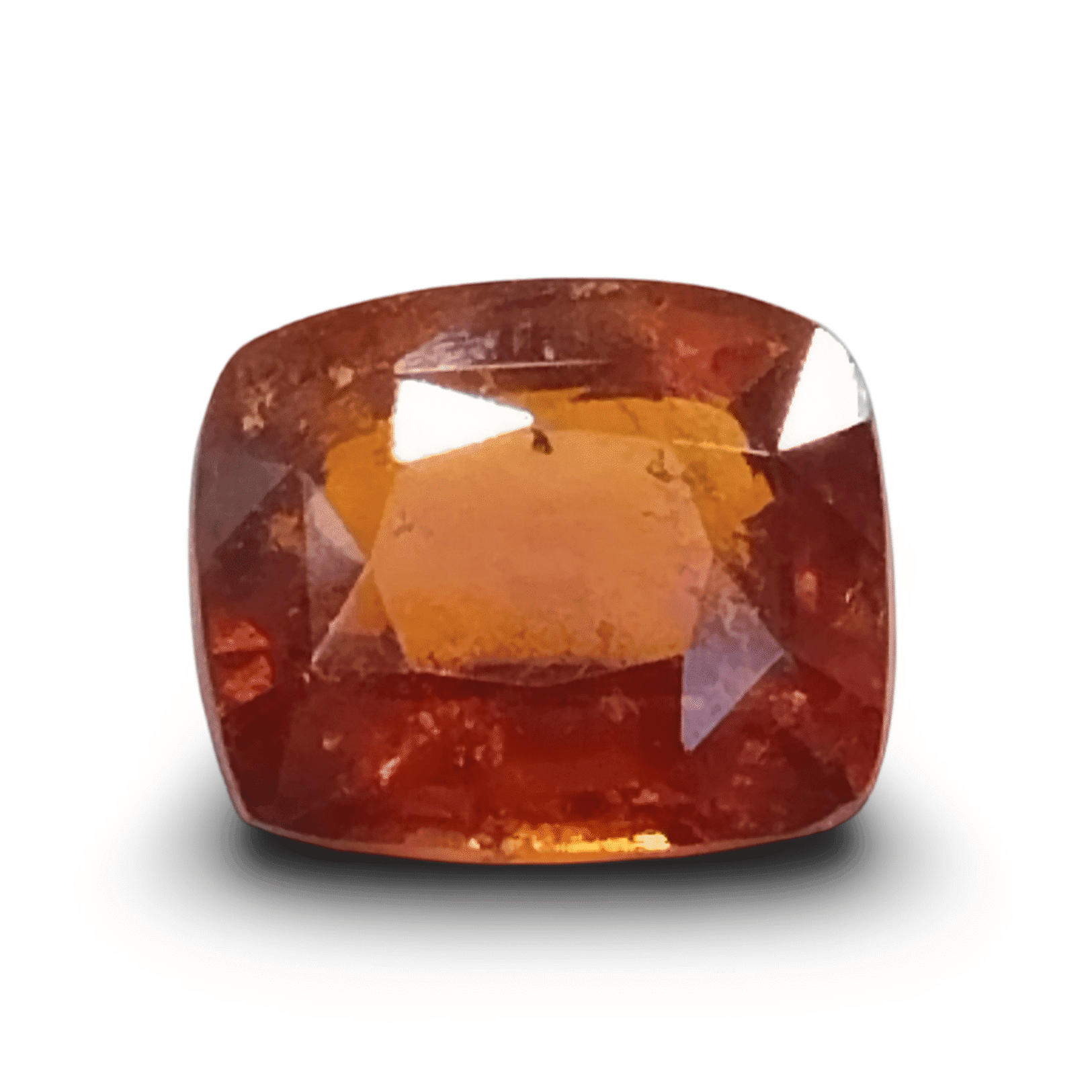 Natural Hessonite (Gomed) | Cushion Mix Cut | IGC Certified Certificate Number: IGCDKBAJ42787